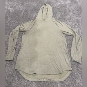 Luluemon drysense Hooded Long Sleeve Shirt XL